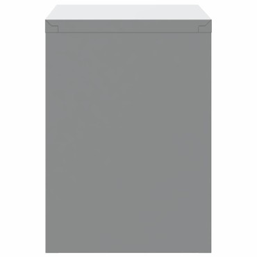 vidaXL Ντουλάπα εργαλείων Μαύρο και Γκρι 50 x 25 x 35 εκ.