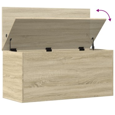 vidaXL Κουτί Αποθήκευσης Sonoma Δρυς 100x42x46cm Επεξεργασμένο Ξύλο 1 τεμ.