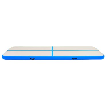 vidaXL Στρώμα Ενόργανης Φουσκωτό Μπλε 700 x 100 x 15 εκ. PVC με Τρόμπα