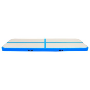 vidaXL Στρώμα Ενόργανης Φουσκωτό Μπλε 500 x 100 x 20 εκ. PVC με Τρόμπα