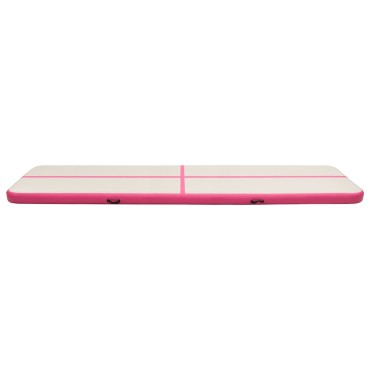 vidaXL Στρώμα Ενόργανης Φουσκωτό Ροζ 700 x 100 x 20 εκ. PVC με Τρόμπα