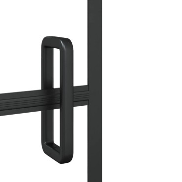 vidaXL Περίφραγμα Nτουζιέρας Μαύρο 100 x 140 εκ. από ESG