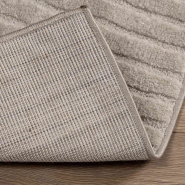 vidaXL Χαλί εσωτερικού χώρου GALATI Μπεζ 120x120cm Πολυεστέρας