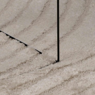 vidaXL Χαλί εσωτερικού χώρου GALATI Μπεζ 120x120cm Πολυεστέρας