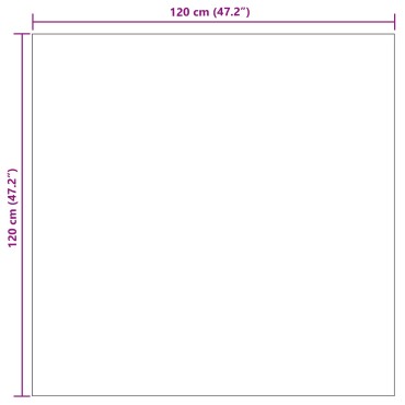 vidaXL Χαλί εσωτερικού χώρου GALATI Μπεζ 120x120cm Πολυεστέρας
