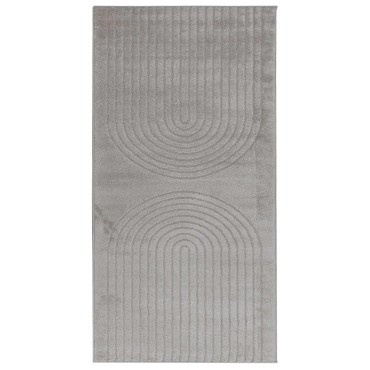 vidaXL Χαλί εσωτερικού χώρου GALATI Γκρι 80x150cm Πολυεστέρας