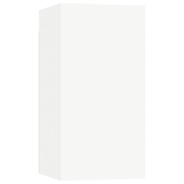 vidaXL Έπιπλα Τηλεόρασης 4 τεμ. Λευκά 30,5x30x60cm Επεξ. Ξύλο