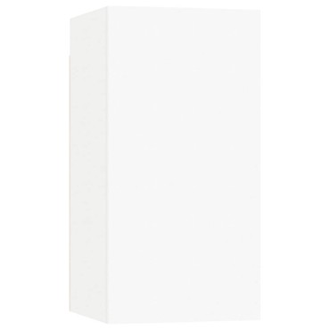 vidaXL Έπιπλα Τηλεόρασης 7 τεμ. Λευκά 30,5x30x60cm Επεξ. Ξύλο