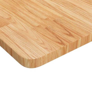 vidaXL Πάγκος Μπάνιου Ανοιχτό Καφέ 100x60x2,5 εκ. Επεξ. Μασίφ Ξύλο