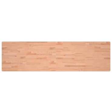 vidaXL Επιφάνεια Γραφείου 200x55x2,5cm από Μασίφ Ξύλο Οξιάς