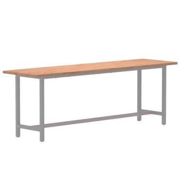 vidaXL Επιφάνεια Γραφείου 200x55x2,5cm από Μασίφ Ξύλο Οξιάς