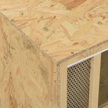 vidaXL Ενυδρείο Ερπετών 80 x 40 x 40 εκ. από Επεξεργασμένο Ξύλο