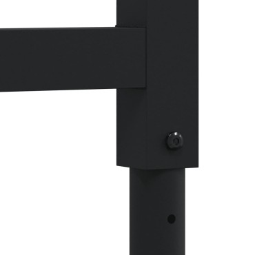 vidaXL Πάγκος Εργασίας Ορθογώνιος 100x60x(71,5-98) εκ Μασίφ Ξύλο Δρυός