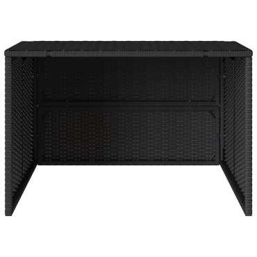 vidaXL Σκέπαστρο για Χλοοκοπτ. Ρομπότ Μαύρο 86x90x52/57 εκ Συνθ. Ρατάν