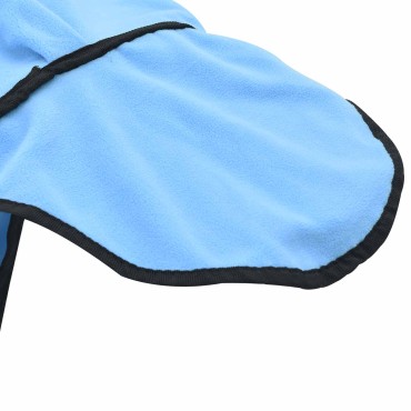 vidaXL Σαμάρι Ίππου Σκούρο Aqua 75 cm Πολυεστερική Φλις