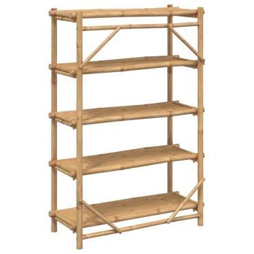 vidaXL Ραφιέρα 5 Επιπέδων 100x40x150cm από Μπαμπού