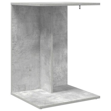 vidaXL Τραπεζάκι Πλευράς Σκυρόδεμα Γκρι 45x40x62,5cm 1 τεμ.