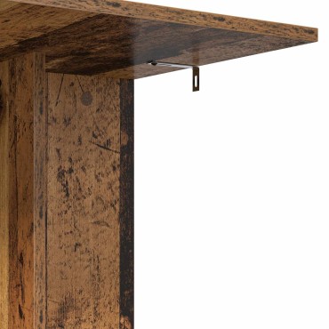 vidaXL Τραπεζάκι Πλευράς Παλιό ξύλο 45x40x62,5cm 1 τεμ.