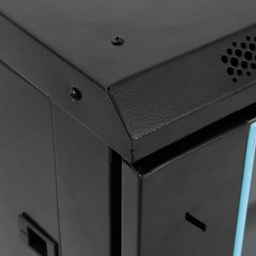 vidaXL Ντουλάπι Δικτύου 22U με Περιστρεφόμενα Πόδια 19" IP20 60x60x120 εκ.