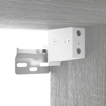 vidaXL Έπιπλα Τηλεόρασης 4 τεμ. Γκρι Sonoma30,5x30x90cm Επεξ. Ξύλο