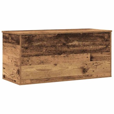 vidaXL Κουτί αποθήκευσης Παλαιό ξύλο 100x42x46cm