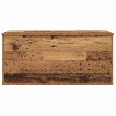 vidaXL Κουτί αποθήκευσης Παλαιό ξύλο 100x42x46cm