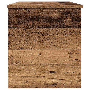 vidaXL Κουτί αποθήκευσης Παλαιό ξύλο 100x42x46cm