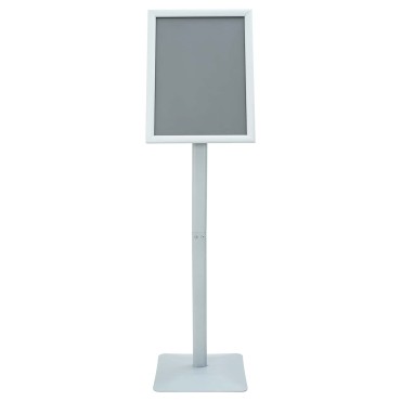 vidaXL Πόδι αφίσας Ασημί 32,5 x 27 x 126 εκ. Σιδηρούν χυτοσίδηρο
