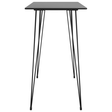 vidaXL Σετ Επίπλων Μπαρ 5 τεμ. Μαύρο / Γκρι 120x60x105cm