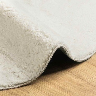 vidaXL Χαλί HUARTE Κρεμ 80x150cm 100% Πολυεστέρας