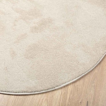 vidaXL Χαλί HUARTE Μπεζ 140x200cm Πολυεστέρας