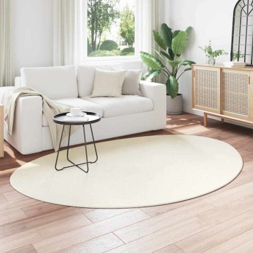 vidaXL Χαλί HUARTE Κρεμ 140x200cm Πολυεστέρας