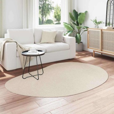 vidaXL Χαλί HUARTE Μπεζ 140x200cm Πολυεστέρας