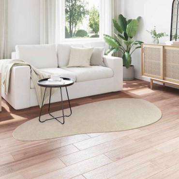 vidaXL Χαλί HUARTE Μπεζ 100x200cm Πολυεστέρας