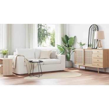 vidaXL Χαλί HUARTE Μπεζ 100x200cm Πολυεστέρας