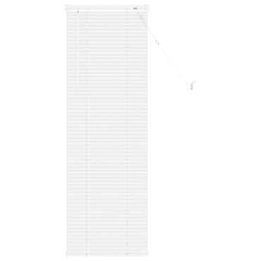 vidaXL Βενετσιάνικη Σκίαση Λευκός 150 x 60 εκ 25 mm PVC