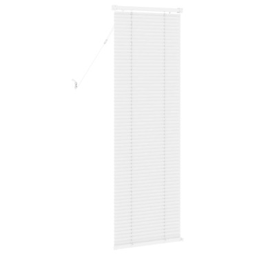 vidaXL Βενετσιάνικη Σκίαση Λευκός 150 x 60 εκ 25 mm PVC