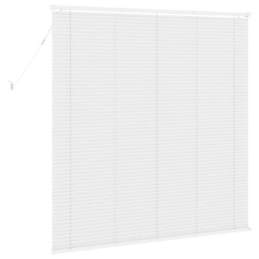 vidaXL Βενετσιάνικη Σκίαση Λευκός 150 x 130 εκ 25 mm PVC