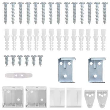 vidaXL Βενετσιάνικη Σκίαση Λευκός 150 x 130 εκ 25 mm PVC