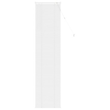 vidaXL Βενετσιάνικη Σκίαση Λευκός 213 x 50 εκ 25 mm PVC