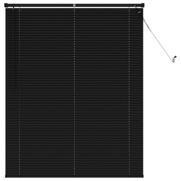 vidaXL Βενετσιάνικη Σκίαση Μαύρο 150 x 110 εκ 25 mm PVC