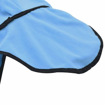 vidaXL Σαμάρι Ίππου Σκούρο Aqua 75 cm Πολυεστερική Φλις
