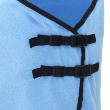 vidaXL Σαμάρι Ίππου Σκούρο Aqua 85 cm Πολυεστέρας