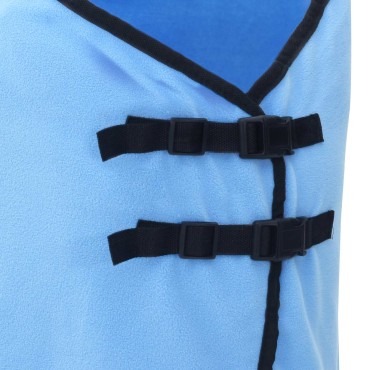 vidaXL Σαμάρι Ίππου Σκούρο Aqua 125 cm Πολυεστέρας