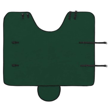 vidaXL Σαμάρι Ίππου Σκούρο Πράσινο 115 cm Πολυεστερική Φλις