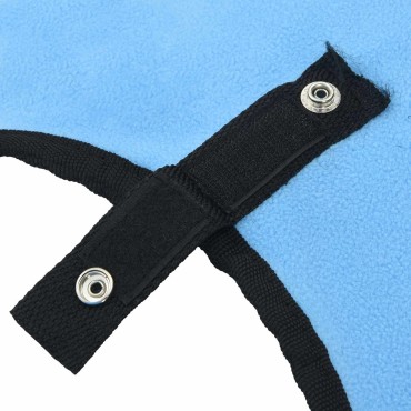 vidaXL Σαμάρι Ίππου Σκούρο Aqua 145 cm Πολυεστερική Φλις