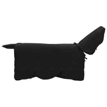 vidaXL Σαμάρι Ίππου Μαύρο 155 cm Πολυεστερική Φλις