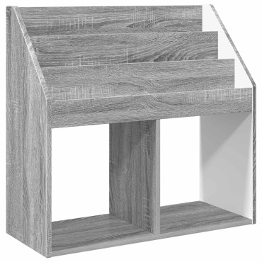 vidaXL Βιβλιοθήκη Παιδιών Γκρίζο Σονομα 72,5x29,5x69 εκ 1 τεμ.