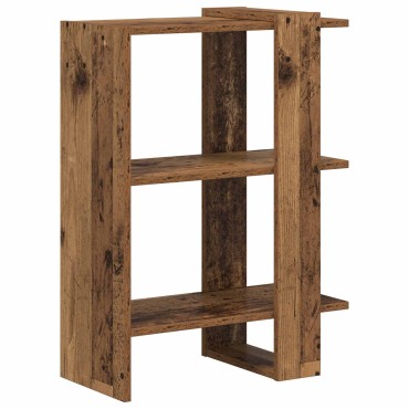 vidaXL Ράφι Βιβλίων 2 επιπέδων 52x25x71,5cm Επεξεργασμένο Ξύλο 1 τεμ.
