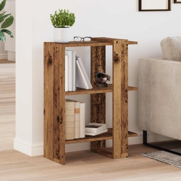 vidaXL Ράφι Βιβλίων 2 επιπέδων 52x25x71,5cm Επεξεργασμένο Ξύλο 1 τεμ.
